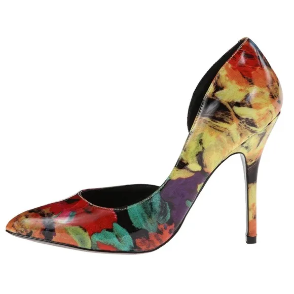 Steve‎ Madden Women's Groovi, Floral Multi Size 8
