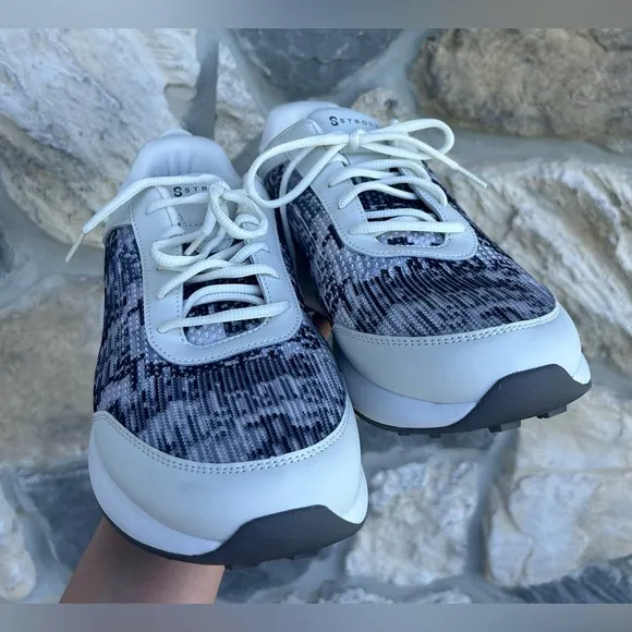 Stroll Mens Spikeless Golf Shoes Sz 12 Performance Knit Sneakers Activewear NWOB