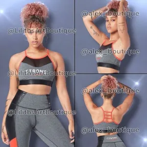 Strong by Zumba High Neck Sports Bra (G006)- Size M for Women