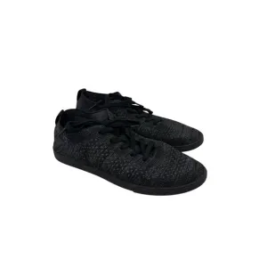 Suavs Zilker Black Gray Knit Low Top Lace Sneakers Shoes Mens size 9 Womens 11
