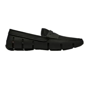 SWIMS Men's Penny Loafer Boat Shoes in Black Size 8 New In Box