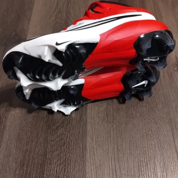 Sz 12 Nike Vapor Edge Elite 360 2 Football Cleats DA5457-616 Mens Red Black