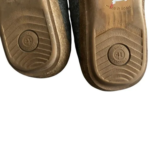 Taos Woollery Slip On Clog Women’s US 10 10.5 (41) Gray Wool Mules Comfort Shoes