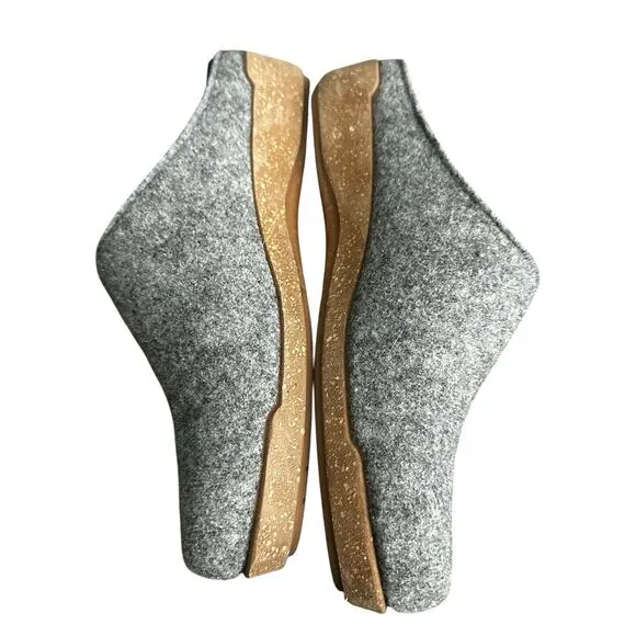 Taos Woollery Slip On Clog Women’s US 10 10.5 (41) Gray Wool Mules Comfort Shoes