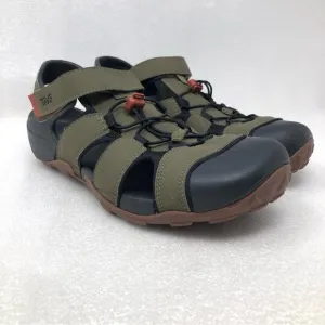 TEVA Flintwood Sport Sandals Water Hiking Shoes Olive Black Mens Size US 13