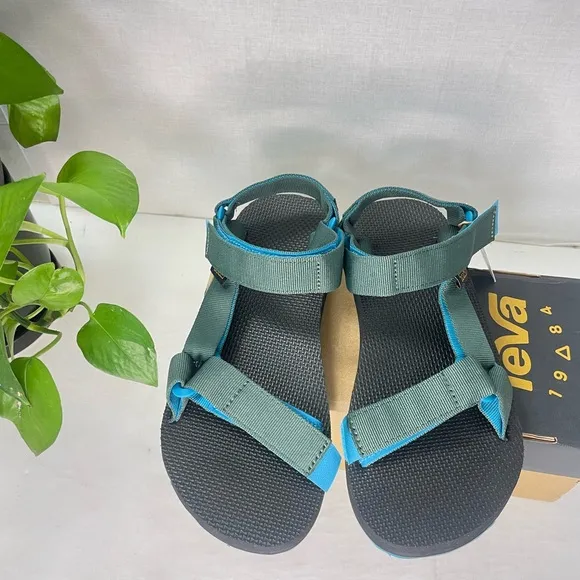 Teva men’s Original Universal Sandal 12 Shock Green‎ size 7