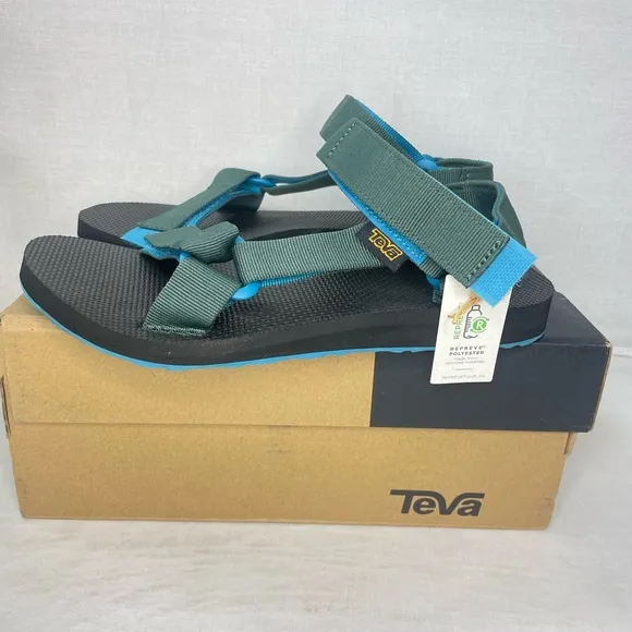 Teva men’s Original Universal Sandal 12 Shock Green‎ size 7