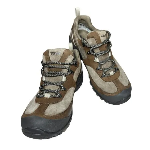 Teva Women's Event Waterproof Hiking Shoe Lace Up Brown SZ US 7 EU 38 Vibram