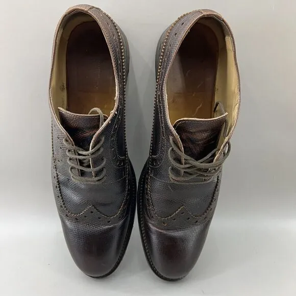 Thompson Original Model Mens 11.5 US, 45 EU Shoes Brown Crocodile Leather Oxford