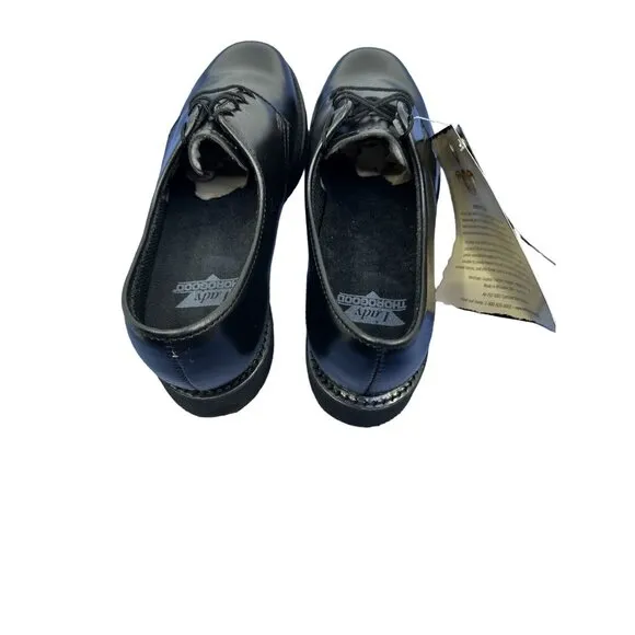 THOROGOOD WOMEN'S AMERICAN HERITAGE POSTAL CERTIFIED HIGH SHINE OXFORDS SZ. 8MED