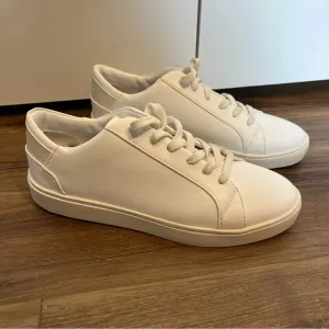Thousand Fell Womens Sneakers Shoes Low Top White Leather Lace Up Size 8.5