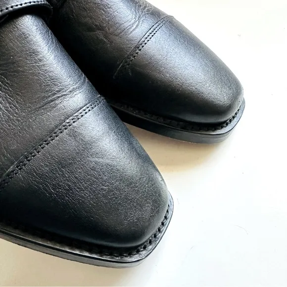 Thursday Boot Co. Black Saint Leather Shoes
