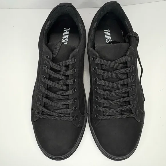 Thursday Boot Company Men Premier Low Top Black Matte Sneaker Shoes Sz 9 3E