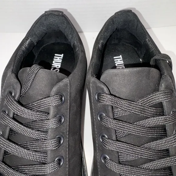 Thursday Boot Company Men Premier Low Top Black Matte Sneaker Shoes Sz 9 3E