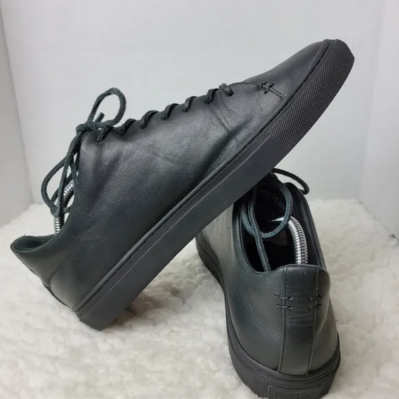 Thursday Boot Company Men's Size 11 Premier Low Top Black Vachetta Leather Shoes
