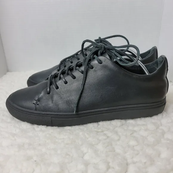 Thursday Boot Company Men's Size 11 Premier Low Top Black Vachetta Leather Shoes