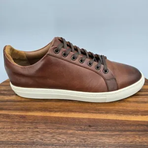 Thursday Premier Low Top Shoes Men's 8.5 Brown Leather Lace Up Casual Sneakers