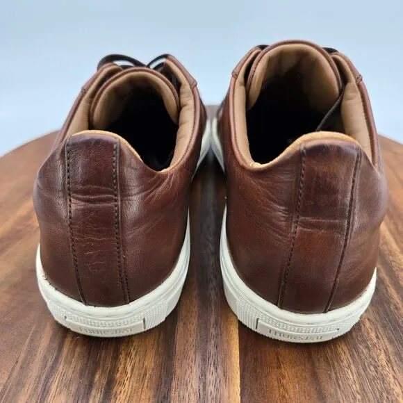 Thursday Premier Low Top Shoes Men's 8.5 Brown Leather Lace Up Casual Sneakers