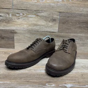 Thursday Statesman Brown Leather Cap Toe Lace Shoes Men's Size 15
