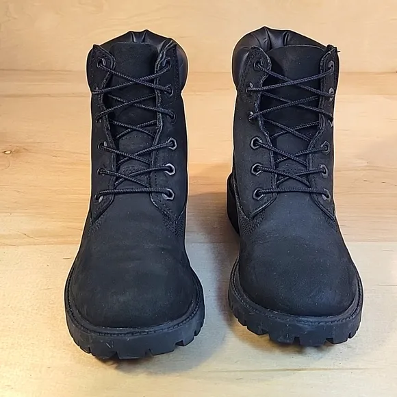 Timberland 6 Inch Waterproof Black Winter Snow Boots