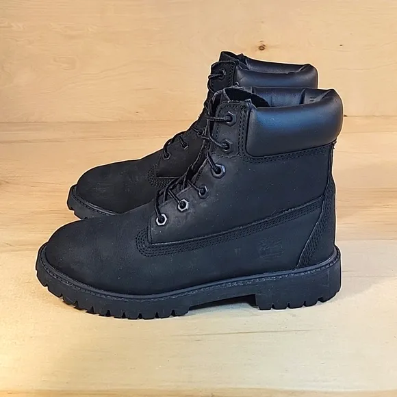 Timberland 6 Inch Waterproof Black Winter Snow Boots