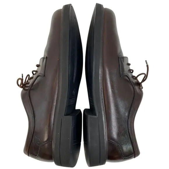 Timberland 9.5M Waterproof Leather Oxfords Smart Comfort Brown 8188 Shoes Mens