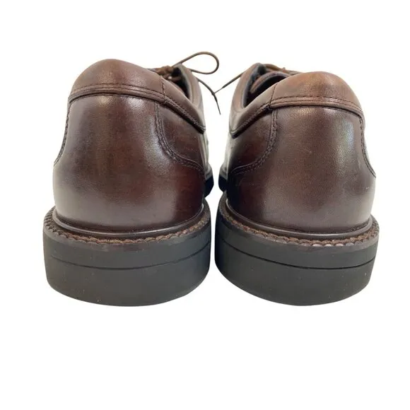 Timberland 9.5M Waterproof Leather Oxfords Smart Comfort Brown 8188 Shoes Mens