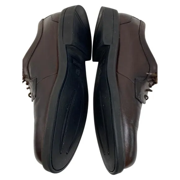 Timberland 9.5M Waterproof Leather Oxfords Smart Comfort Brown 8188 Shoes Mens