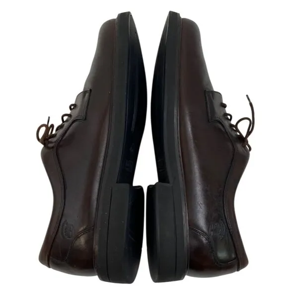 Timberland 9.5M Waterproof Leather Oxfords Smart Comfort Brown 8188 Shoes Mens