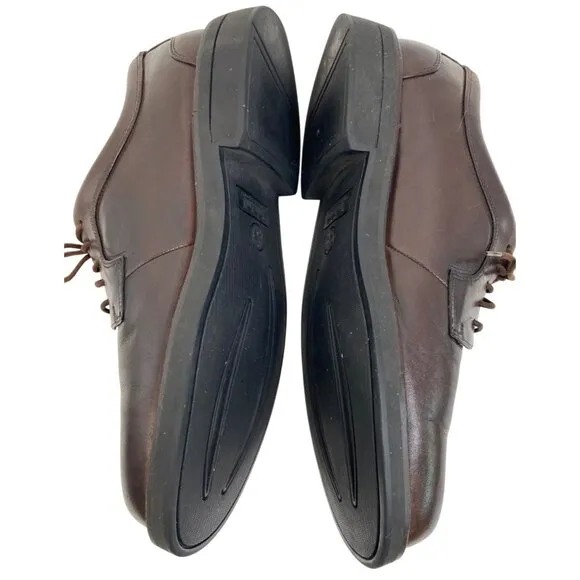 Timberland 9.5M Waterproof Leather Oxfords Smart Comfort Brown 8188 Shoes Mens