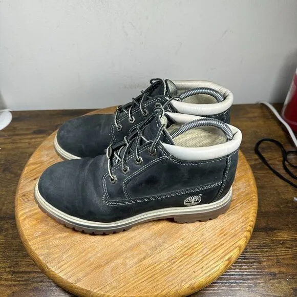Timberland Nellie Waterproof Chukka leather boots Shoes Women's Size 8.5‎ M 6640