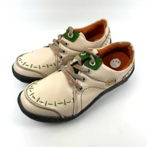 TMA Eyes Shoes 8.5 Leather Lace Up Retro Comfort Sneaker Womens