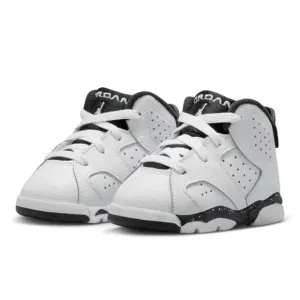 TODDLER BOYS JORDAN BRAND WHITE AIR JORDAN 6 RETRO ATHLETIC SNEAKERS  SIZE 7C