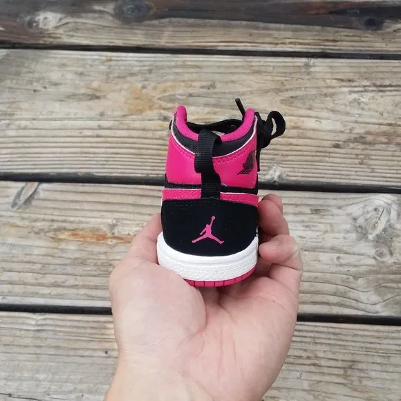 Toddler TD Nike Air Jordan 1 High Vivid Pink Shoes Sneakers
