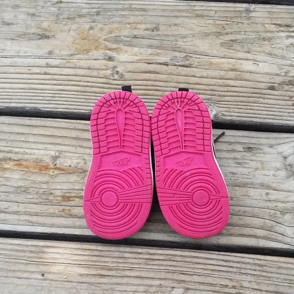 Toddler TD Nike Air Jordan 1 High Vivid Pink Shoes Sneakers