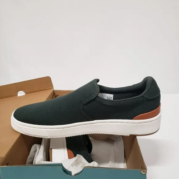 TOMS Green Men's Deep Forest TRVL LITE Slip on Shoes - Size 7