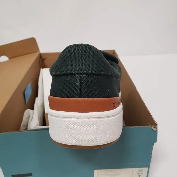 TOMS Green Men's Deep Forest TRVL LITE Slip on Shoes - Size 7