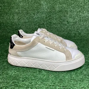 Tory Burch Ladybug Sneaker White Leather Shoes Low Top Womens Size 10.5
