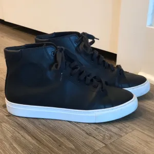 Tory Burch Leather High Top Sneakers Size 9