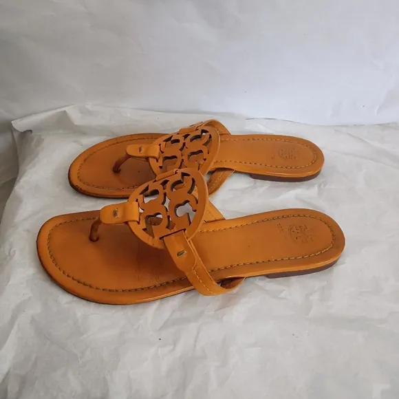 Tory Burch Miller mustard color leather size 7M