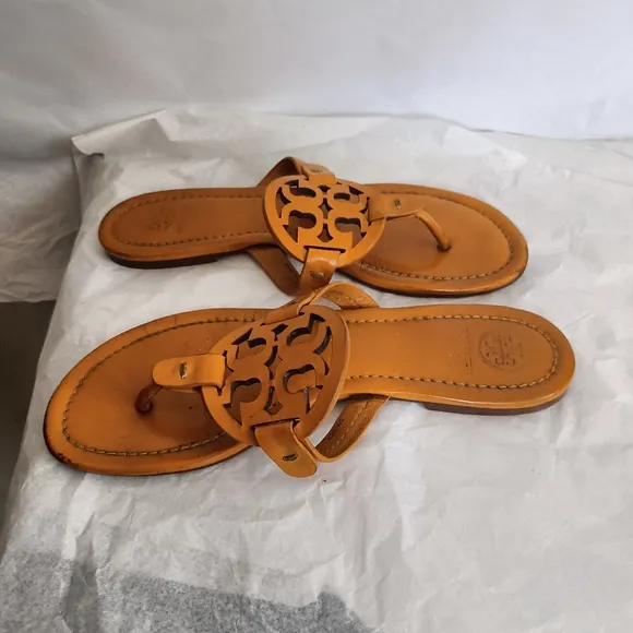 Tory Burch Miller mustard color leather size 7M