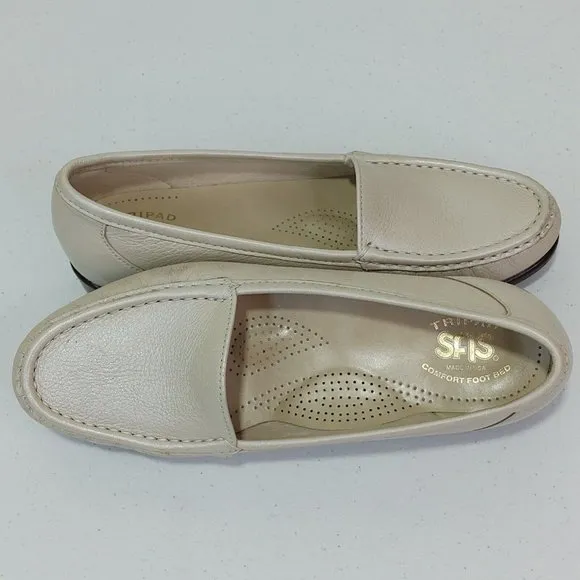 Tripad SAS Simplify Pearl Bone Comfort Women's Shoes 7.5 Made In USA