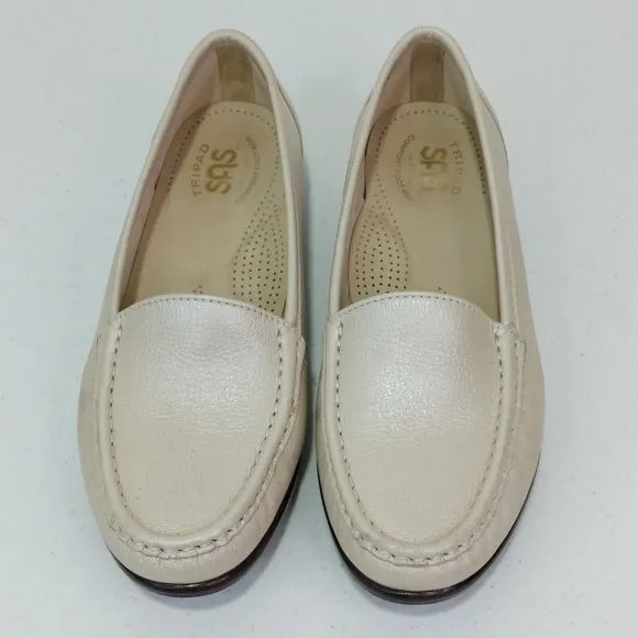 Tripad SAS Simplify Pearl Bone Comfort Women's Shoes 7.5 Made In USA