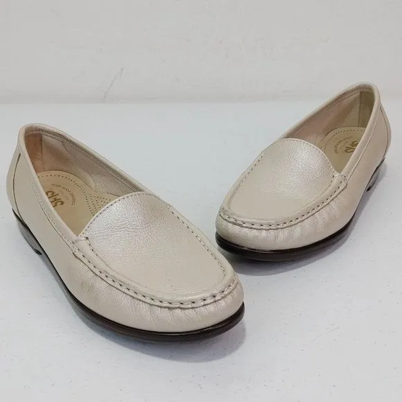 Tripad SAS Simplify Pearl Bone Comfort Women's Shoes 7.5 Made In USA