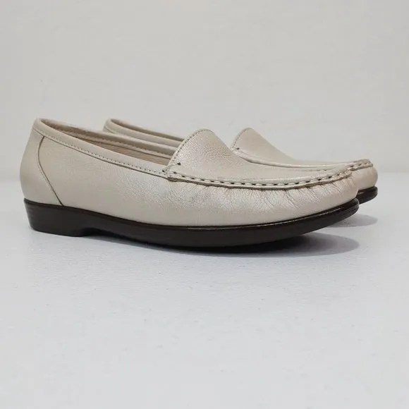 Tripad SAS Simplify Pearl Bone Comfort Women's Shoes 7.5 Made In USA