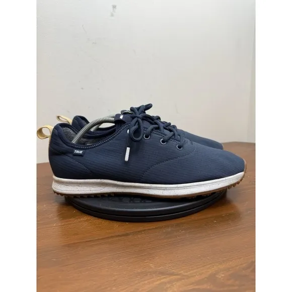 TRUE Link-swear Sz 11 All Day RipStop Blue Spikeless Golf Shoes Different Insole
