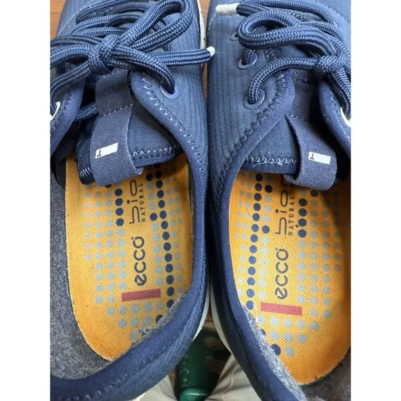TRUE Link-swear Sz 11 All Day RipStop Blue Spikeless Golf Shoes Different Insole