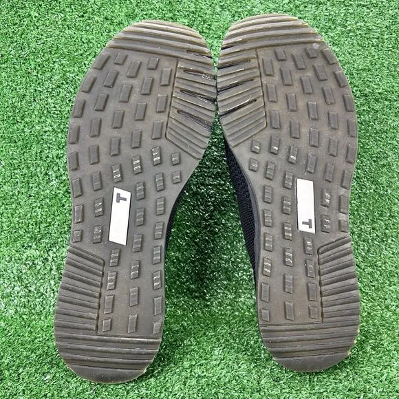 TRUE Linkswear All Day Knit II Men's 10.5 Women 12.5 Spikeless Golf Shoes Black