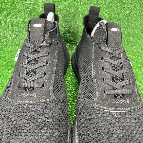 TRUE Linkswear All Day Knit II Men's 10.5 Women 12.5 Spikeless Golf Shoes Black
