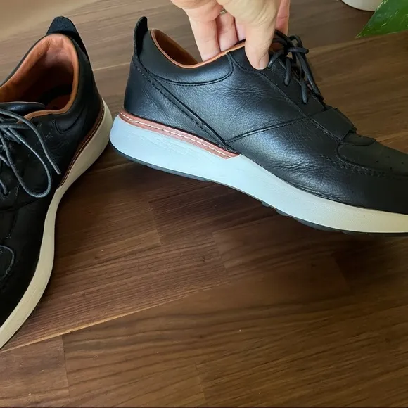 TSUBO men's black city dweller street sneakers, size 12